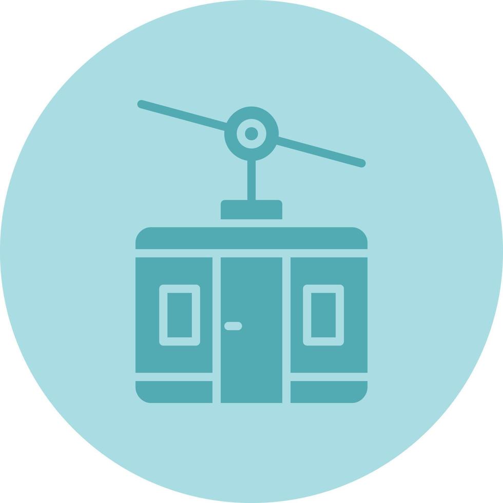 Cable Car Vector Icon