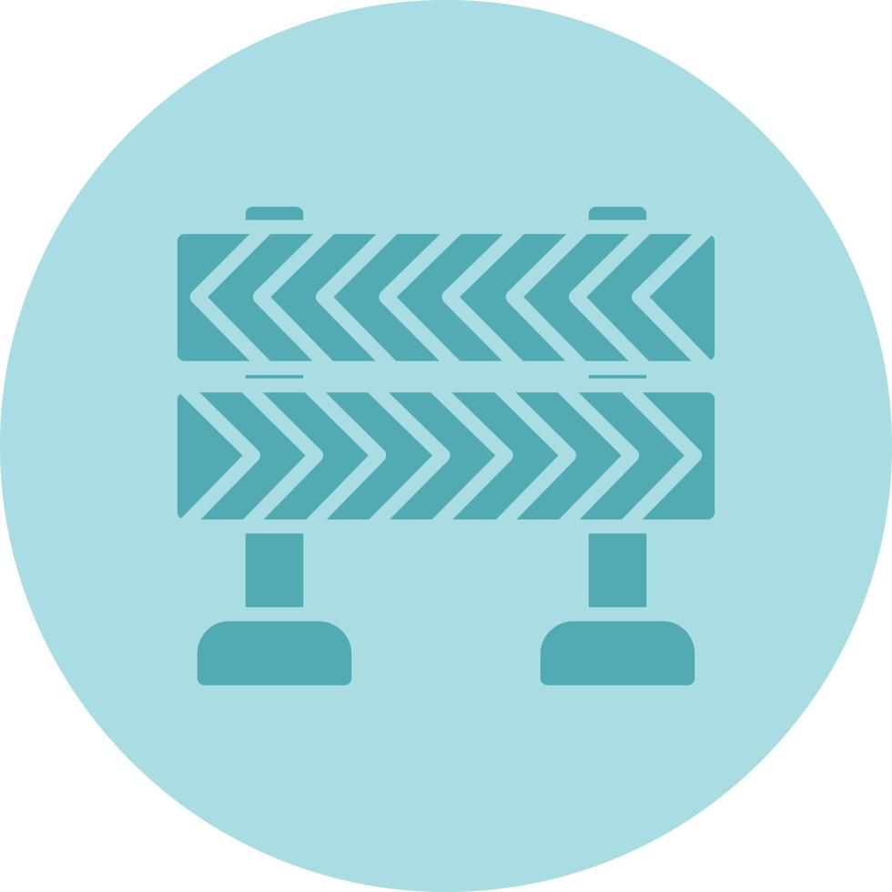 Road Block Vector Icon