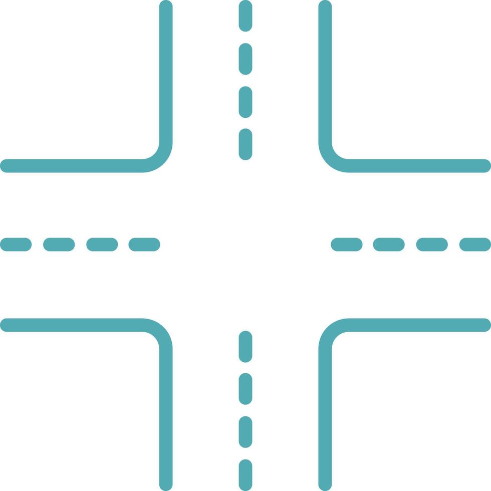 Crossroad Vector Icon