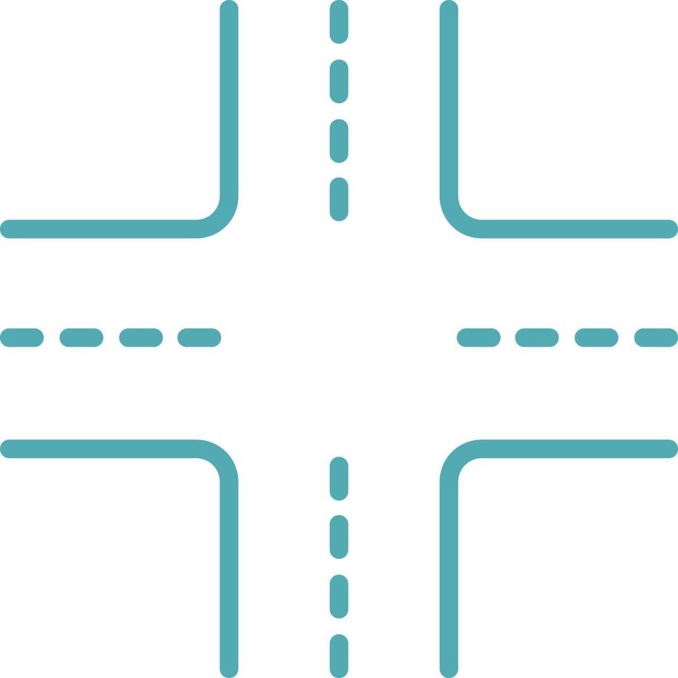 Crossroad Vector Icon