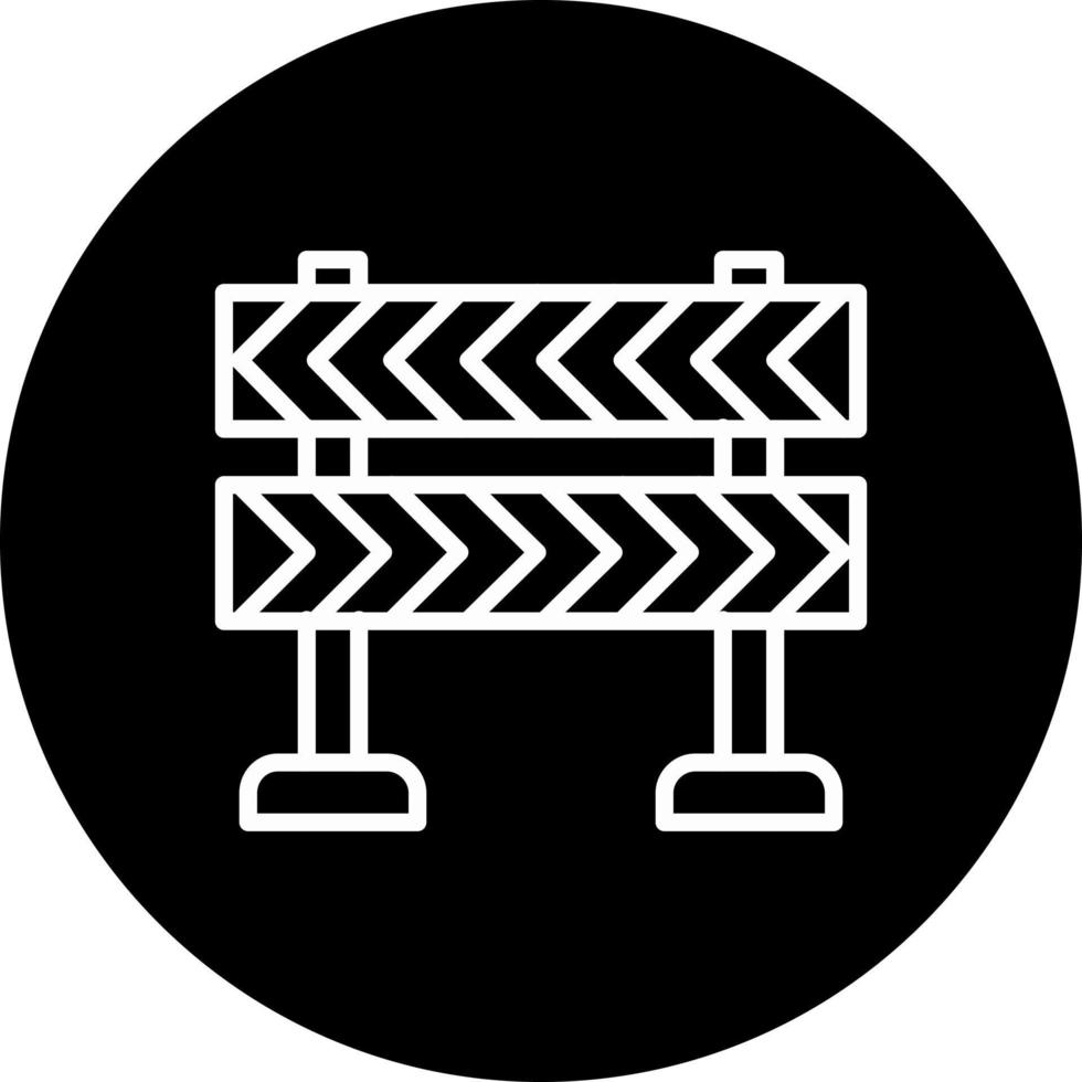 Road Block Vector Icon
