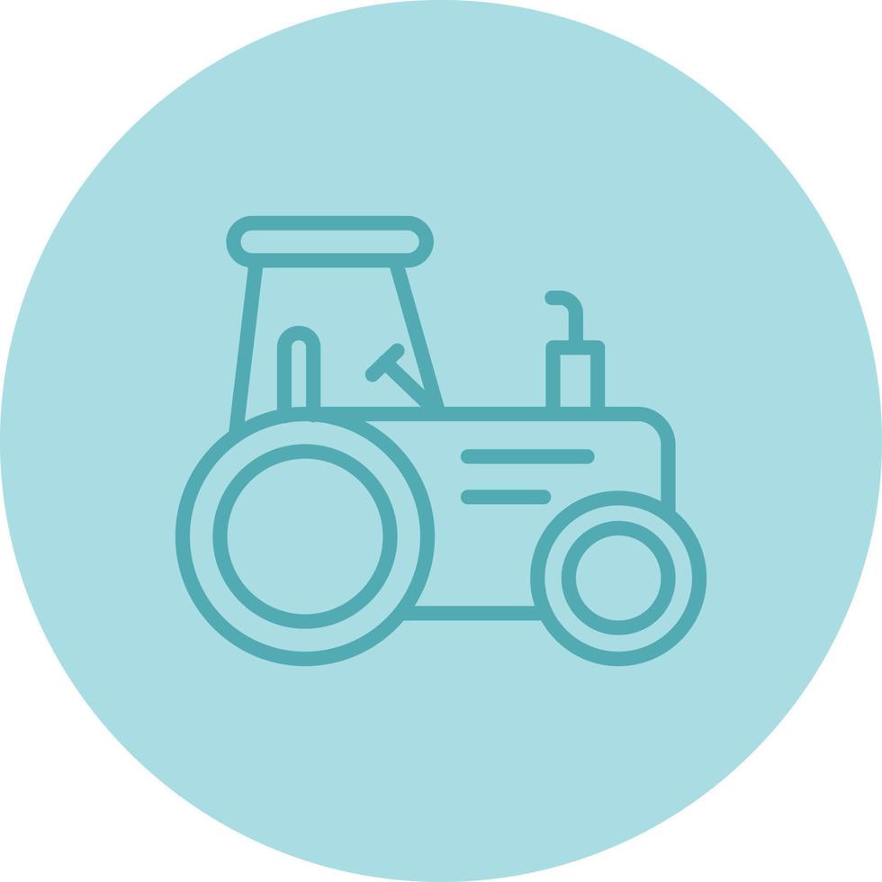 icono de vector de tractor