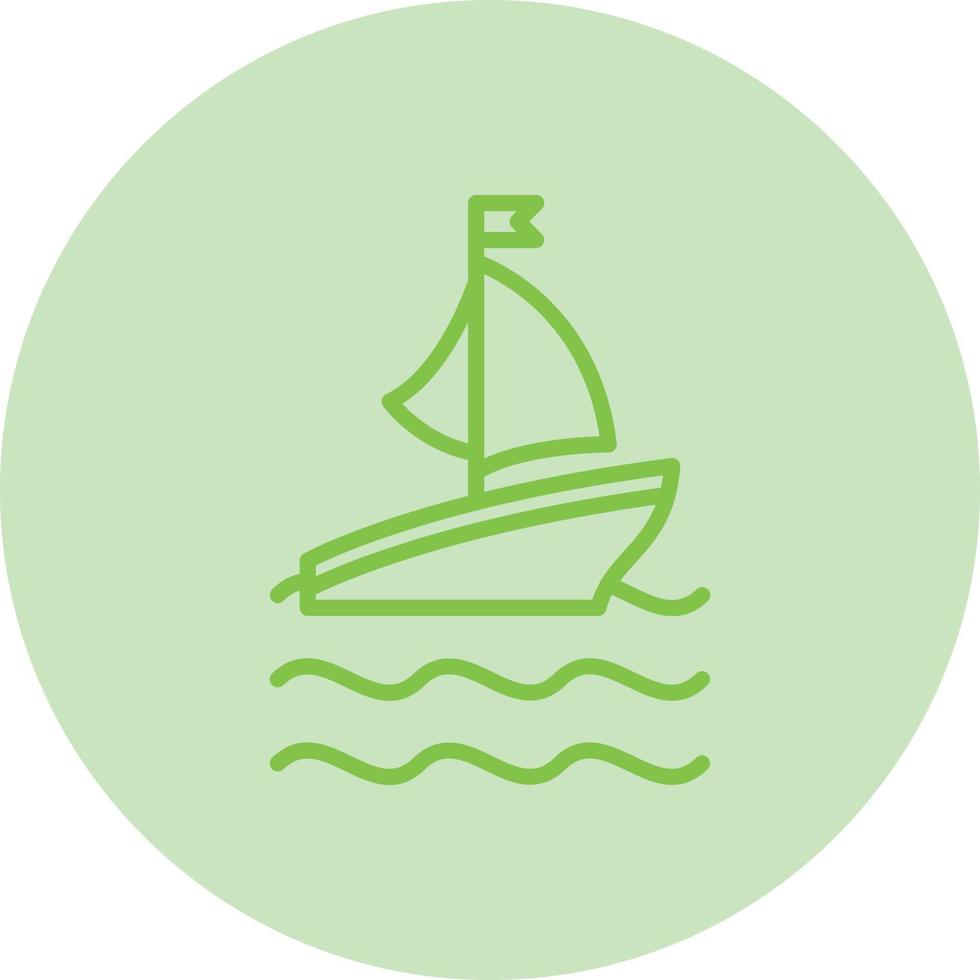 Ferry Boat Vector Icon