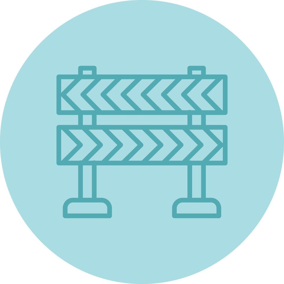 Road Block Vector Icon