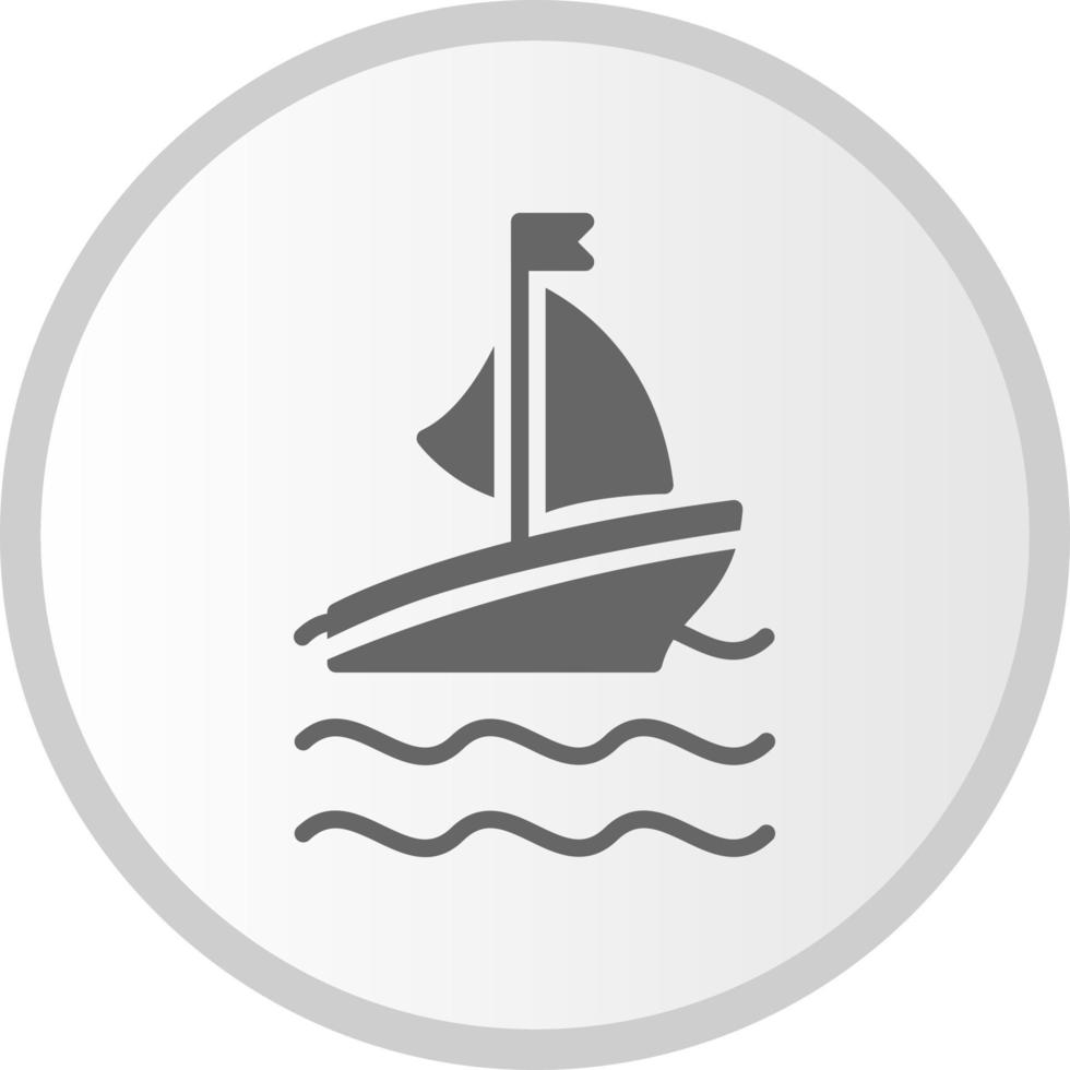 Ferry Boat Vector Icon