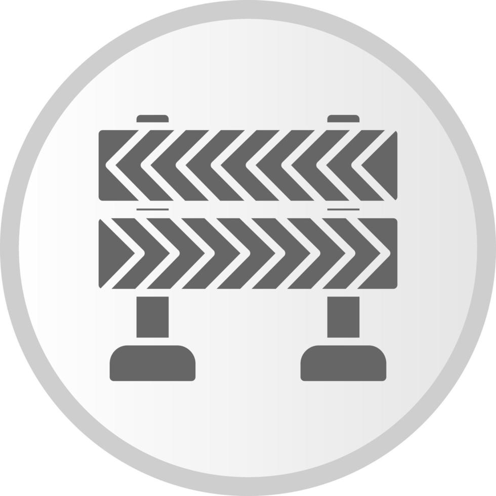 Road Block Vector Icon