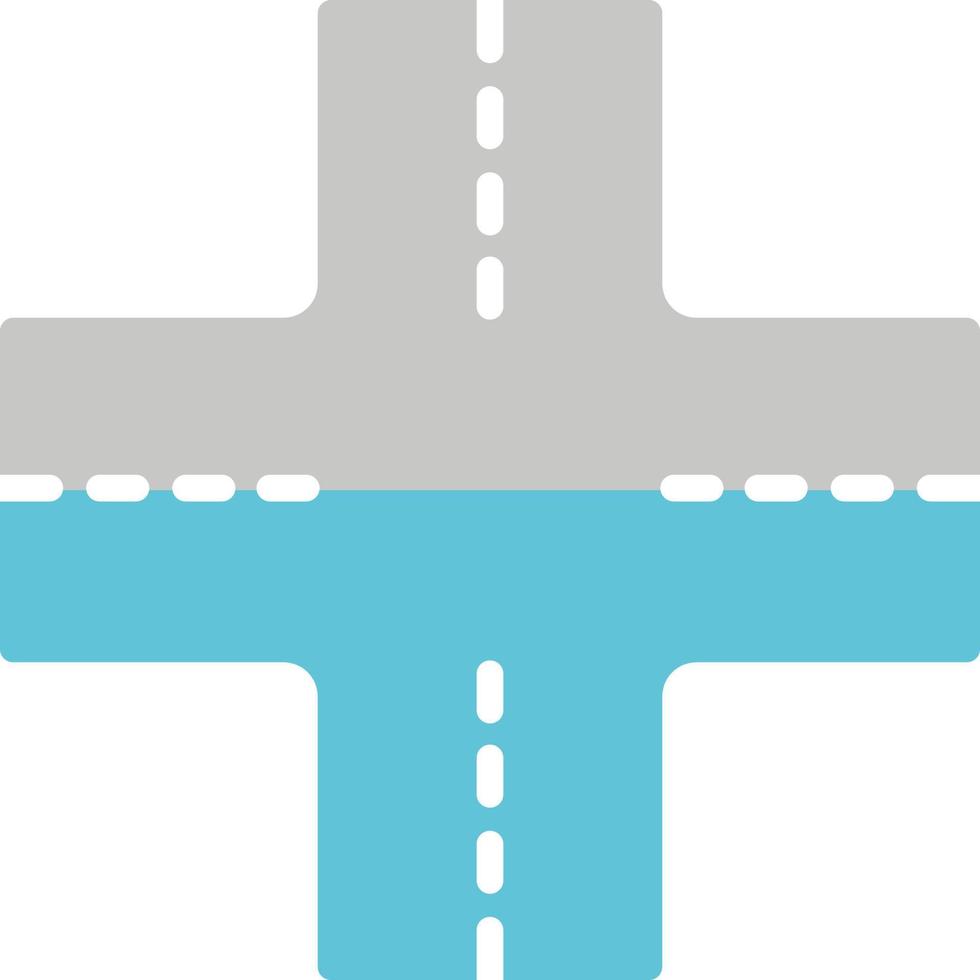 Crossroad Vector Icon