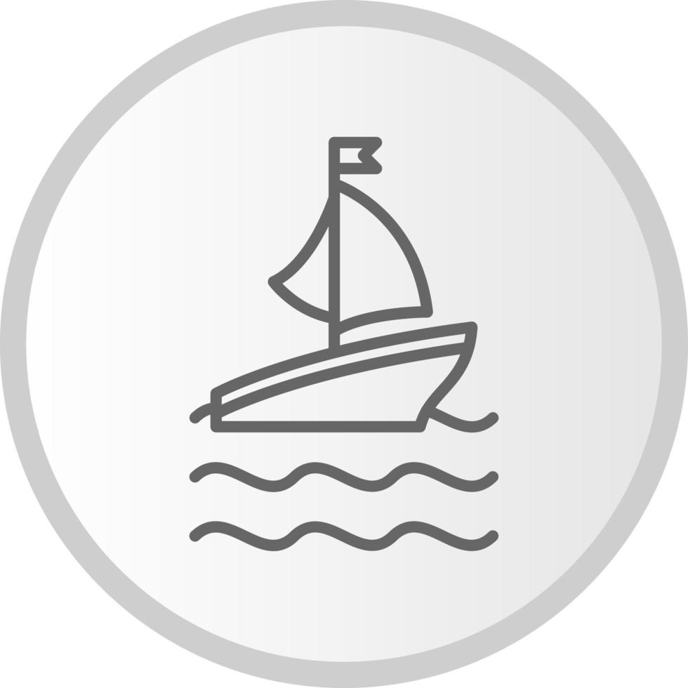 Ferry Boat Vector Icon