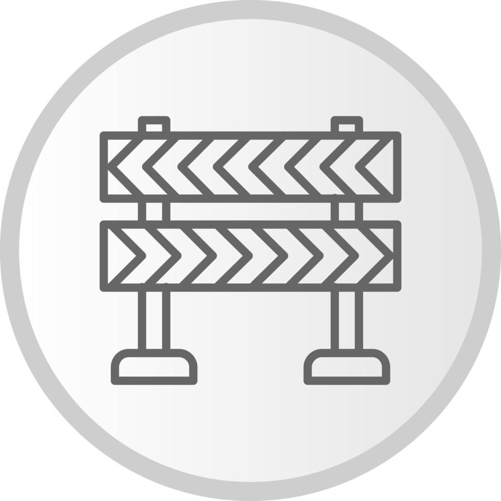 Road Block Vector Icon