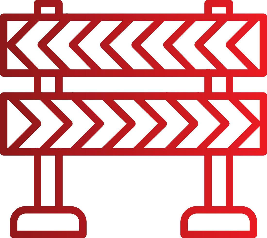 Road Block Vector Icon