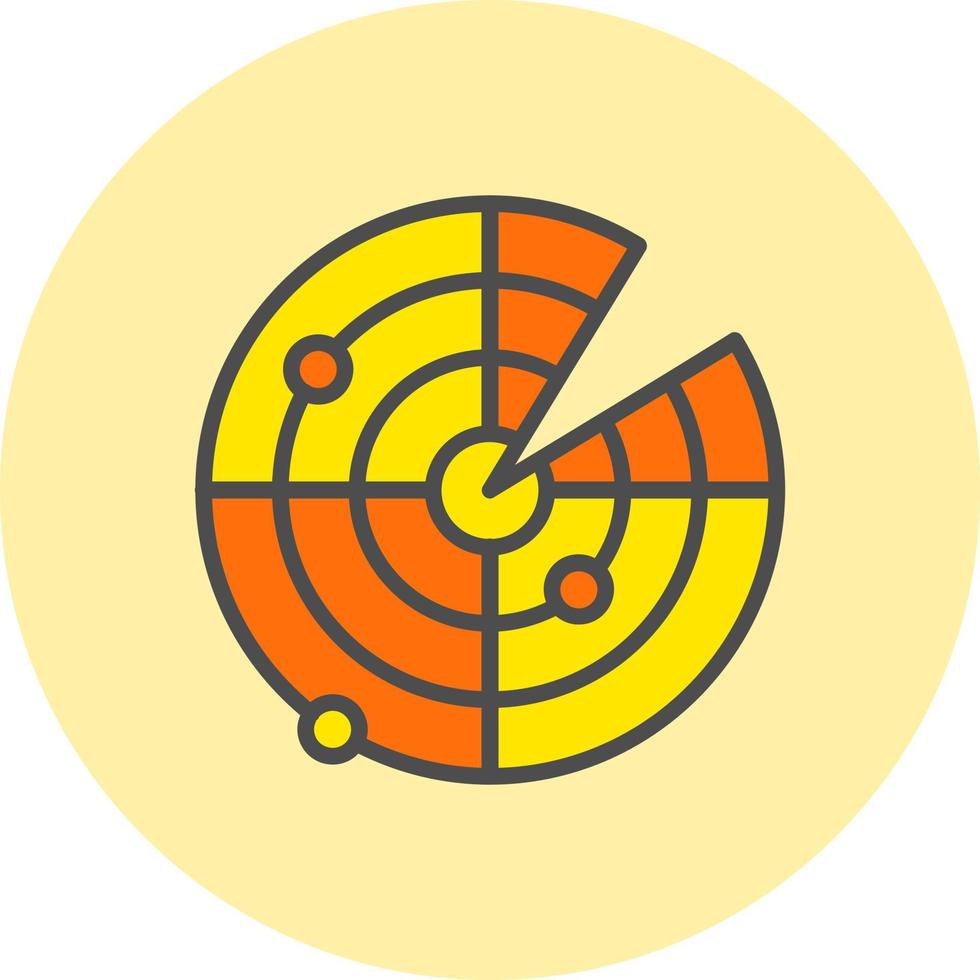Radar Vector Icon