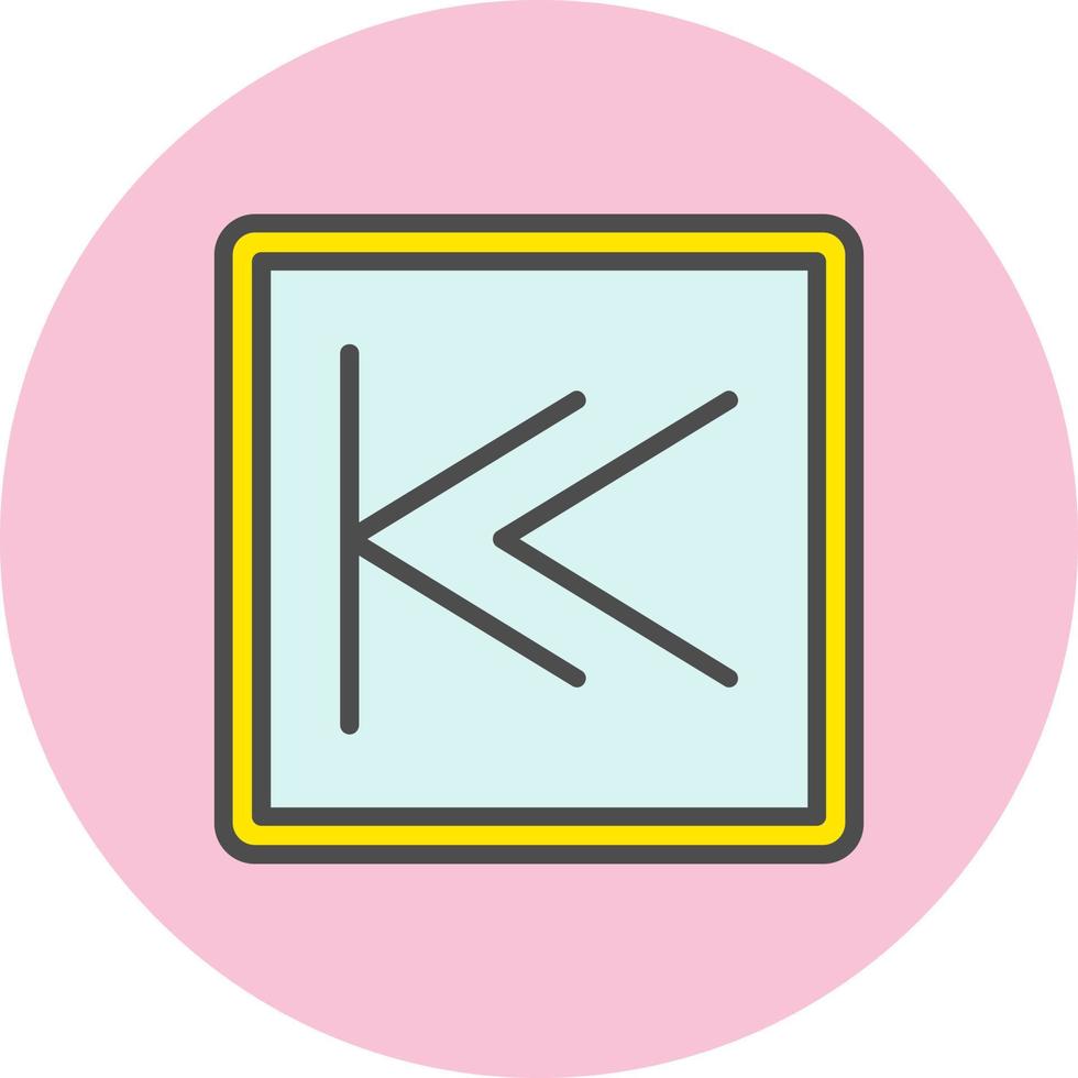 Rewind Vector Icon