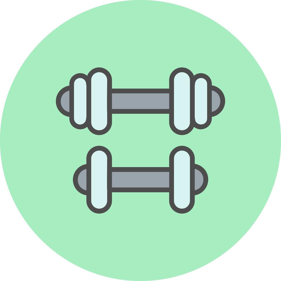 Dumbell Vector Icon