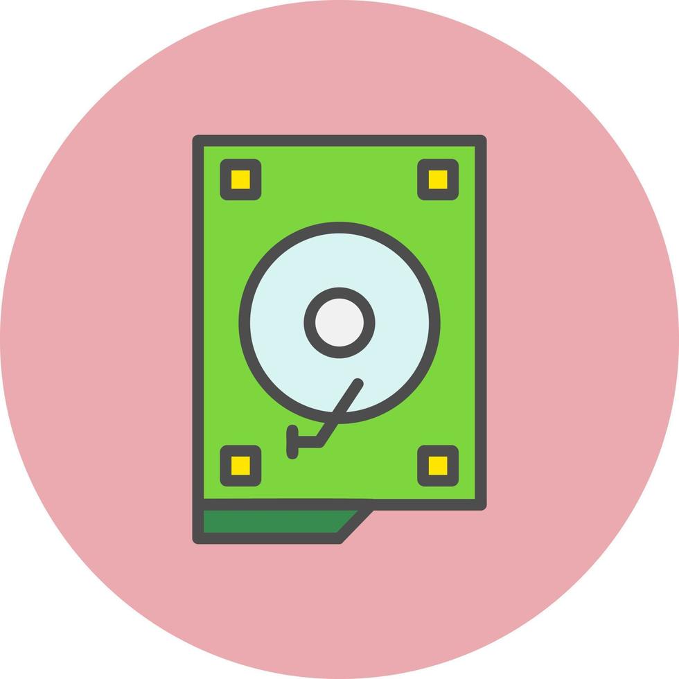 icono de vector de disco duro