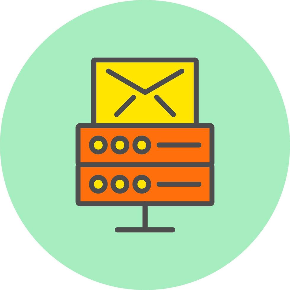 Email Hosting Vector Icon