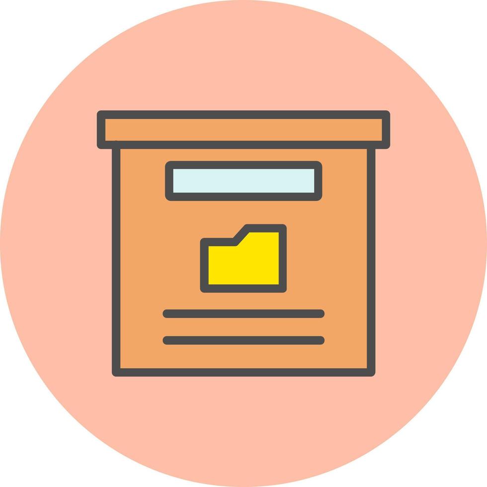 Storage Box Vector Icon