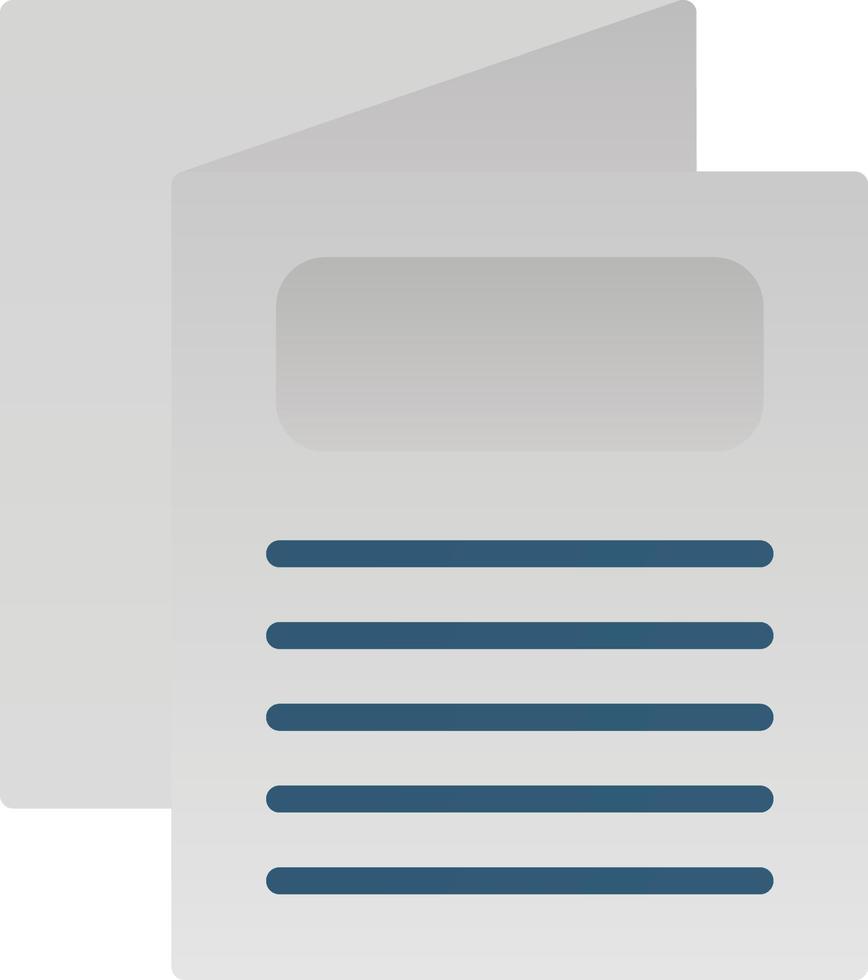 Brochure Vector Icon Design