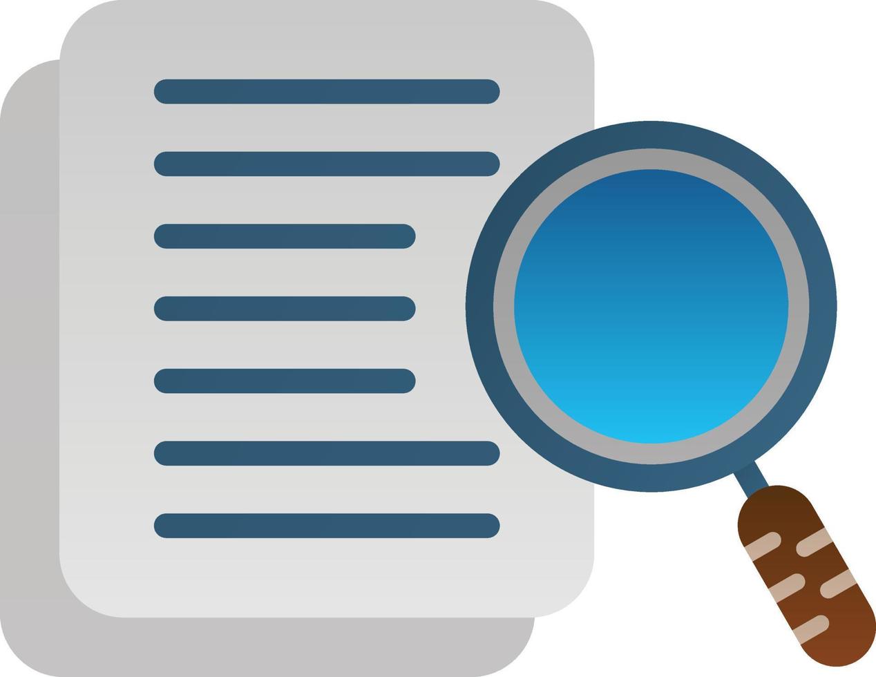 Case Study Vector Icon Design