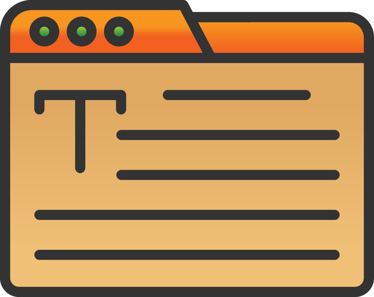 Copywriting Vector Icon Design