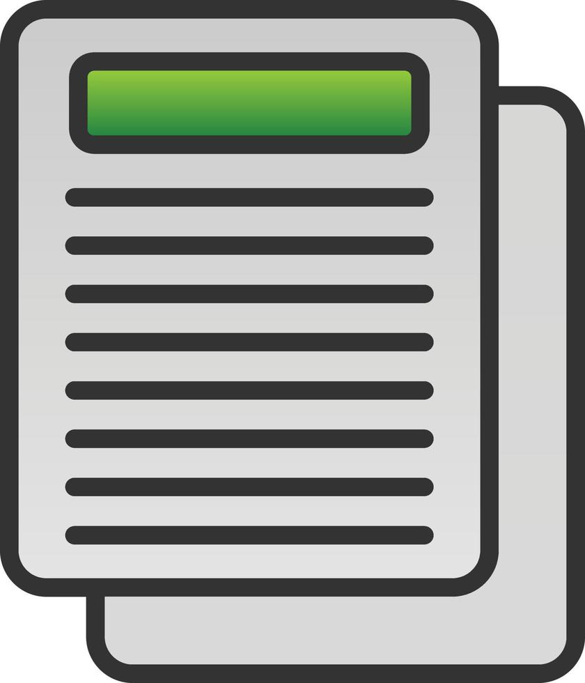 Body Copy Vector Icon Design