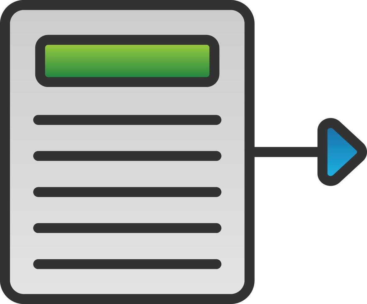 Headline Vector Icon Design