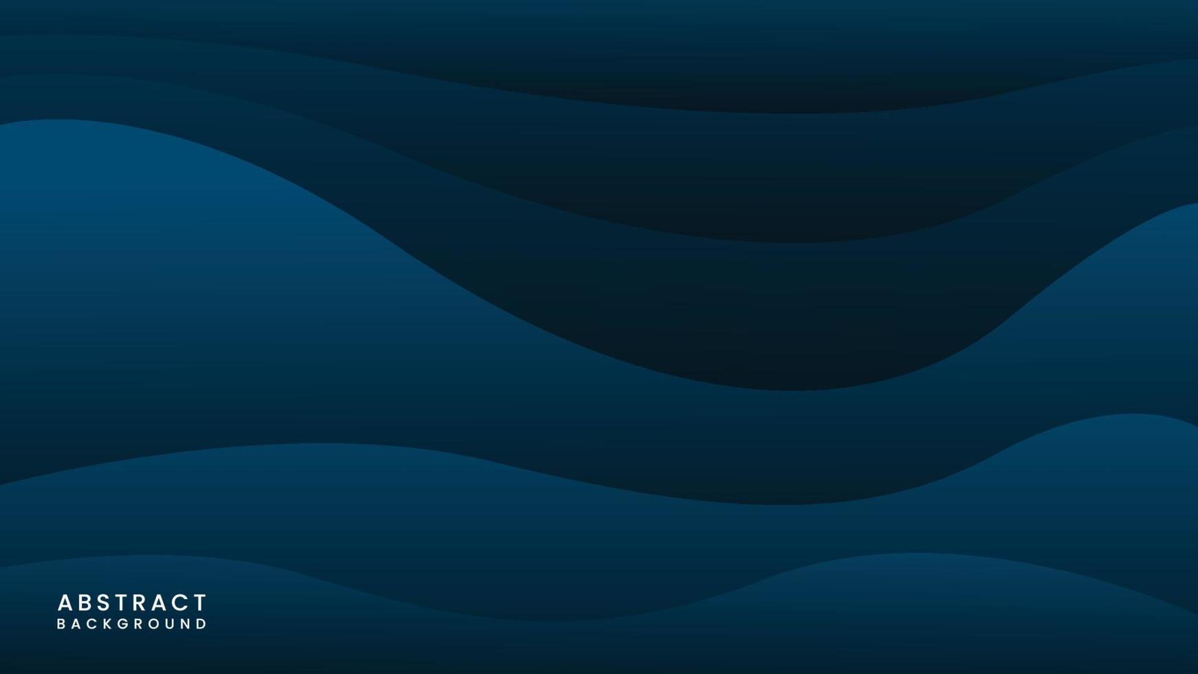 Abstract background with waves design template vector