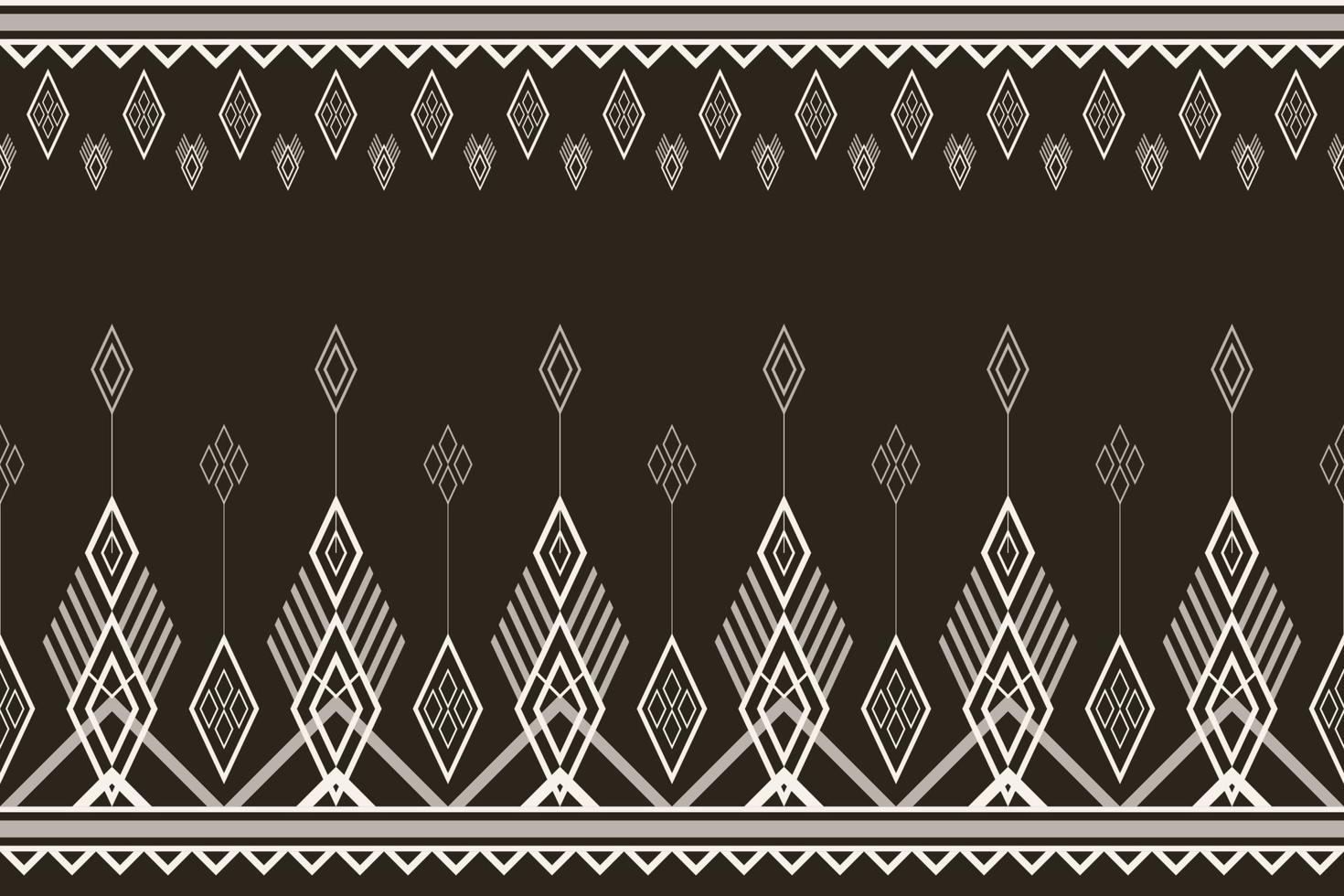 patrón étnico geométrico vector de patrones sin fisuras. estilo étnico abstracto geometría textil de dos tonos. patrón para tela, fondo, invierno, almohada, papel tapiz, alfombra, decoración, étnico, batik, decorativo.