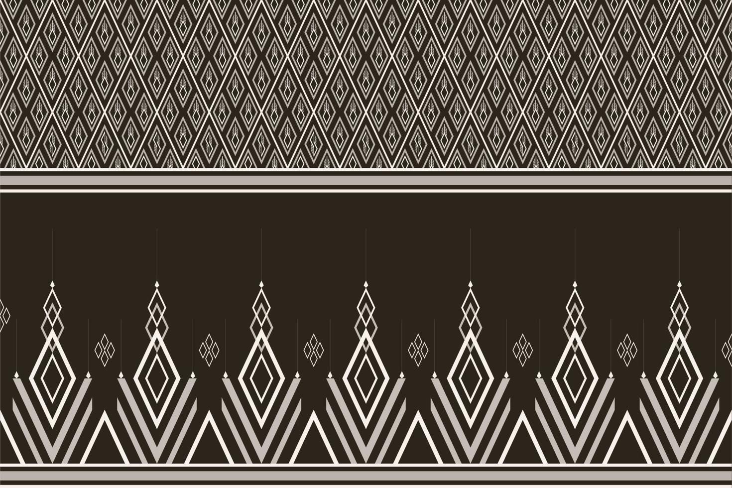 geometric ethnic pattern seamless pattern vector. style ethnic abstract geometry two tone textile. pattern for fabric, background,winter,pillow,wallpaper,carpet,decoration,ethnic,batik,decorative. vector