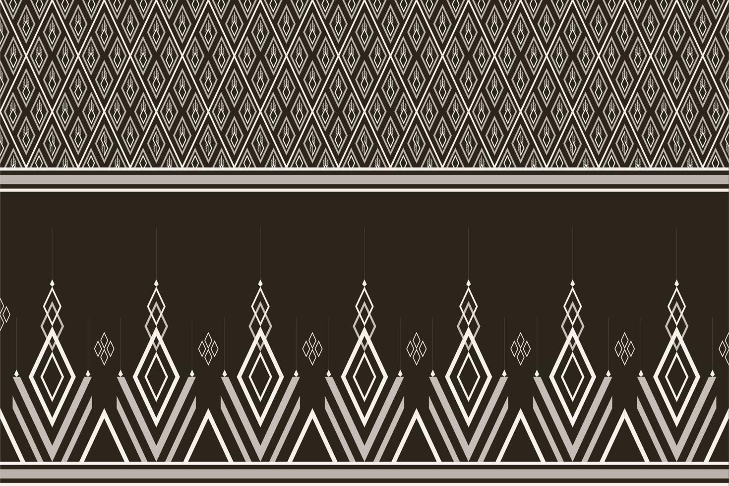 geometric ethnic pattern seamless pattern vector. style ethnic abstract geometry two tone textile. pattern for fabric, background,winter,pillow,wallpaper,carpet,decoration,ethnic,batik,decorative. vector