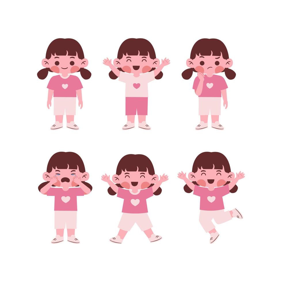 Cute Kids illustration vector