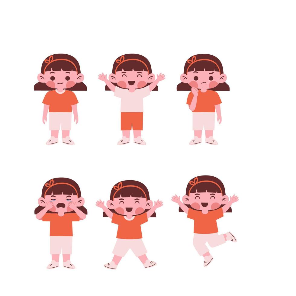 Cute Kids illustration vector