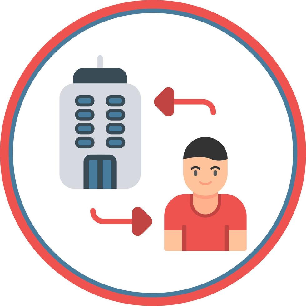Business To Consumer Vector Icon Design