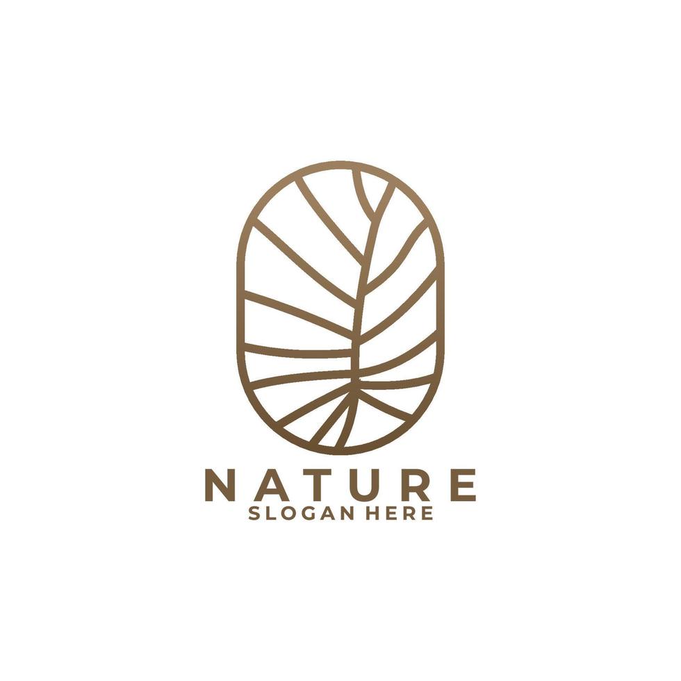 nature logo icon vector isolated