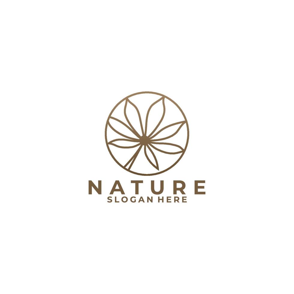 nature logo icon vector isolated