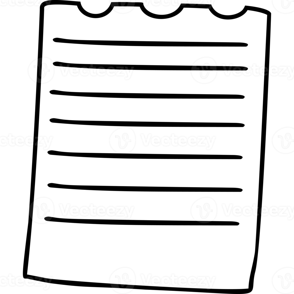 Paper. note. doodle, hand drawing 16474851 PNG