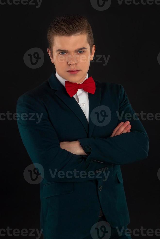 Man is posing photo