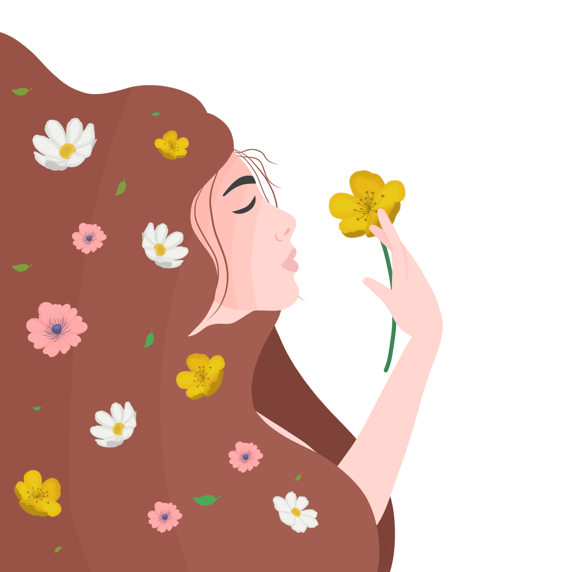 International Women s Day Beautiful Women In Flowers 16475110 PNG pin-on-beautiful-girl-body