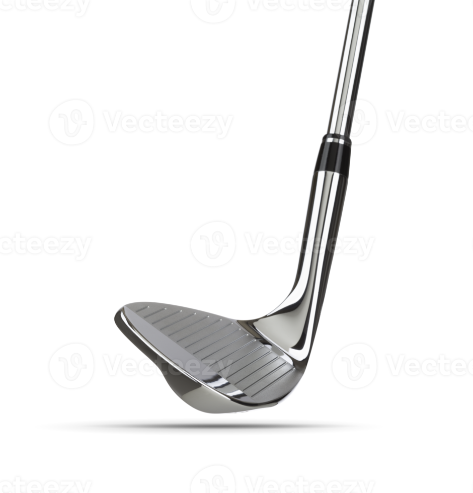 Transparent PNG of Chrome Golf Club Wedge Iron