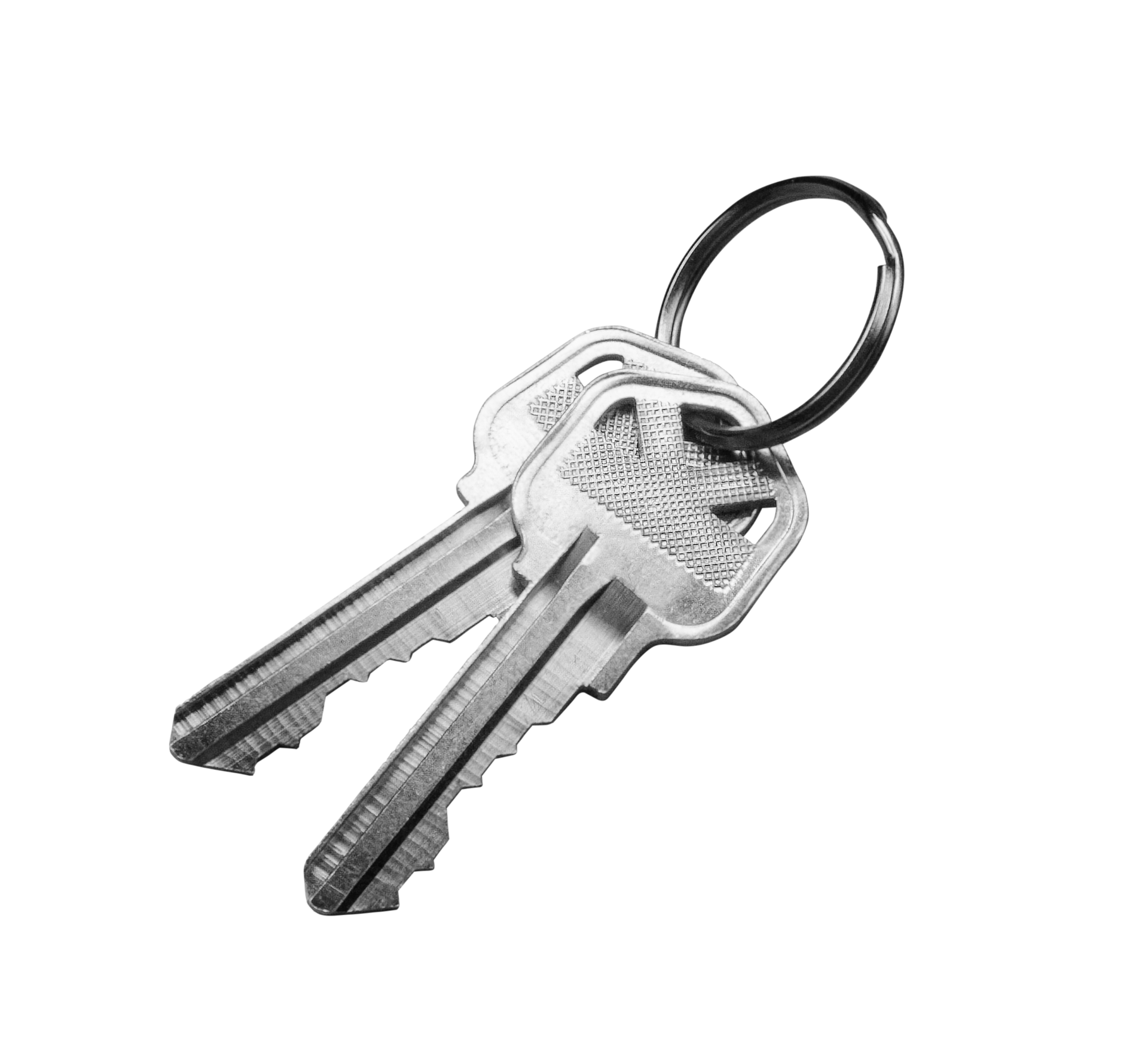 Transparent Png Pair Of New Silver House Keys 16475649 Png