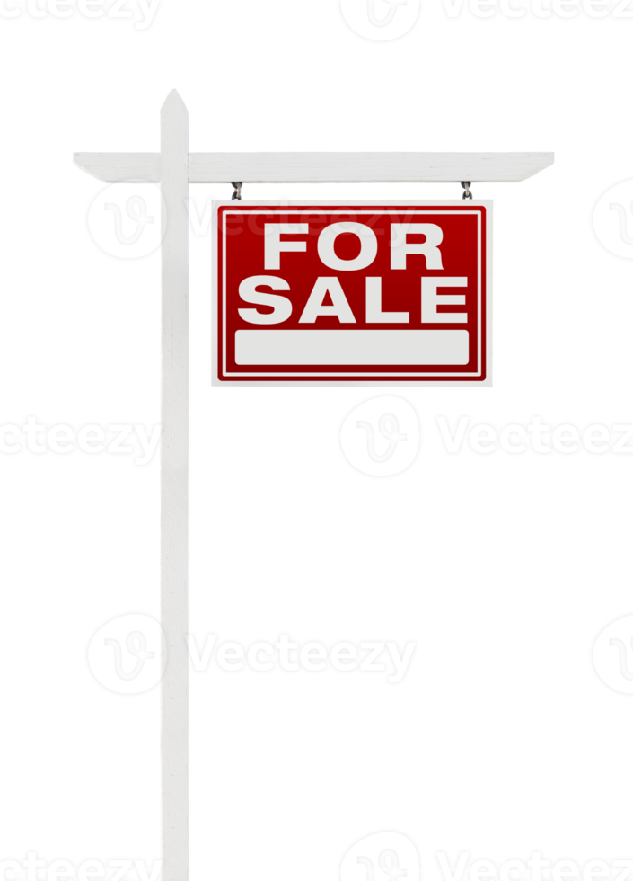 Transparent PNG of Right Facing For Sale Real Estate Sign.