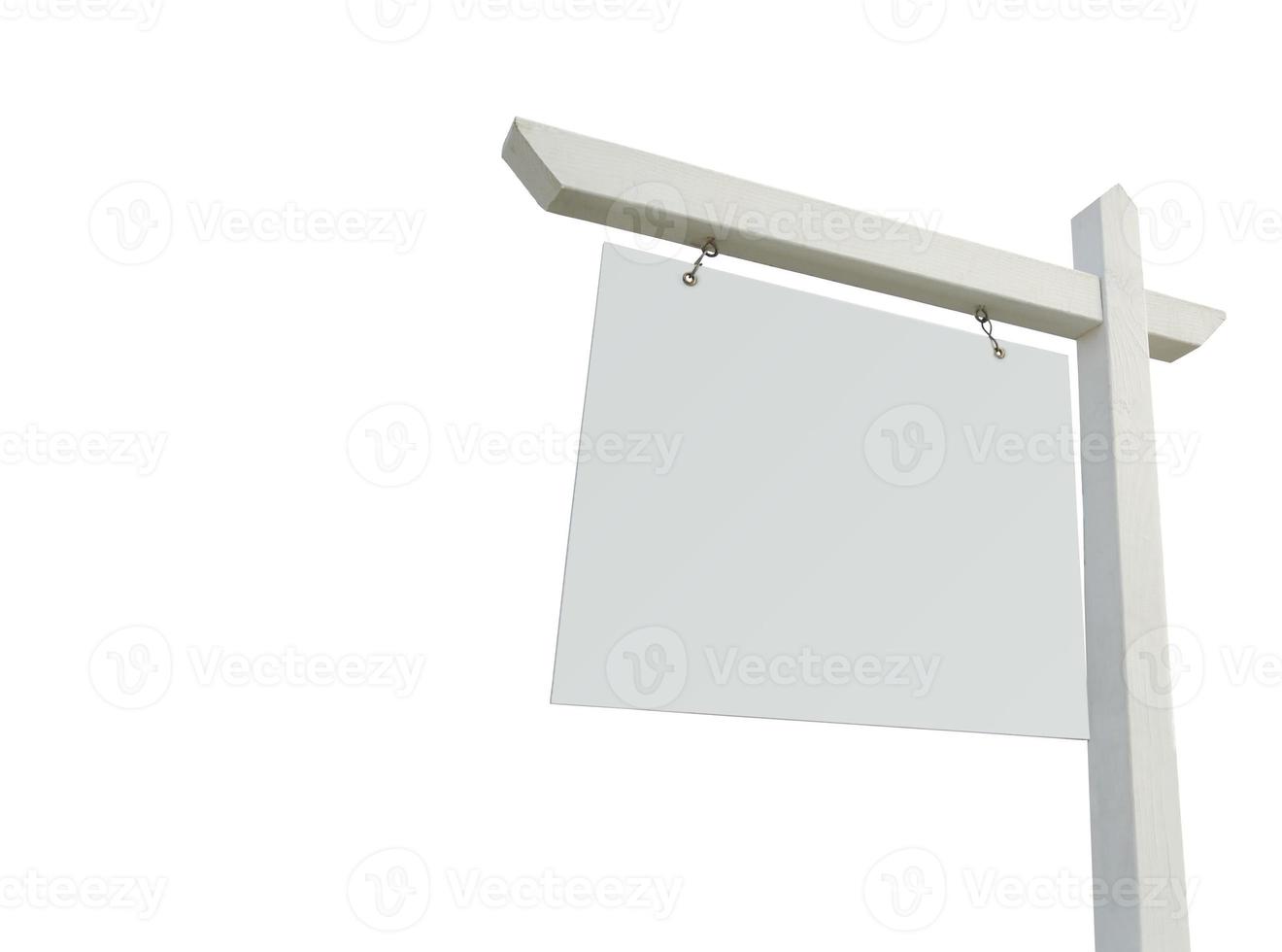 Blank Real Estate Sign Isolated 16476093 Stock Photo at Vecteezy
