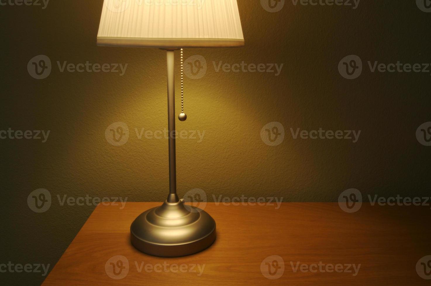 Lamp and Table photo