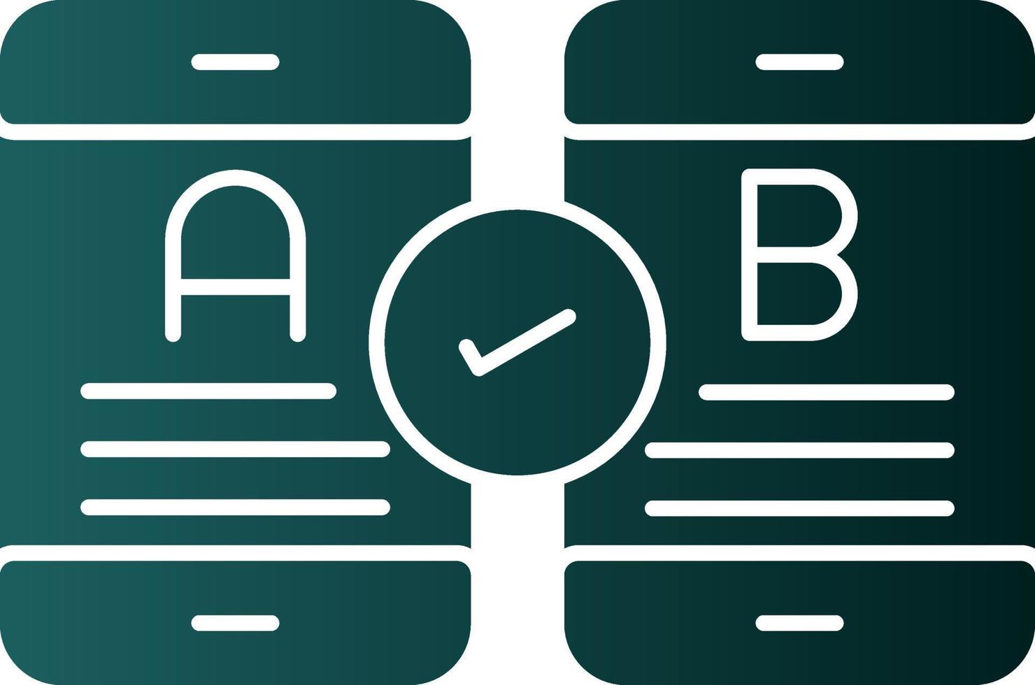 Ab Testing Vector Icon Design