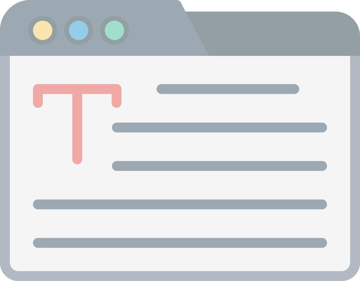 Copywriting Vector Icon Design