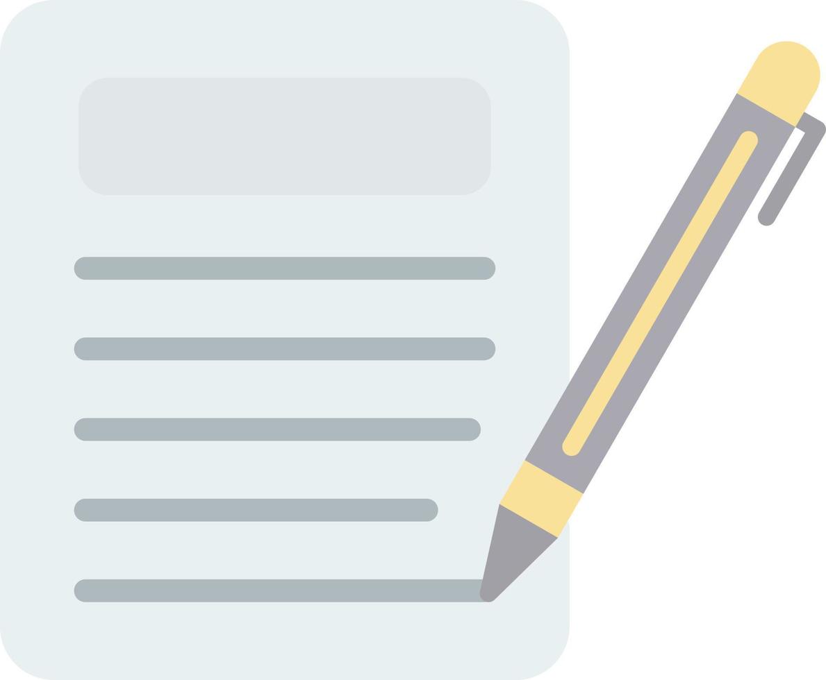 Writing Vector Icon Design