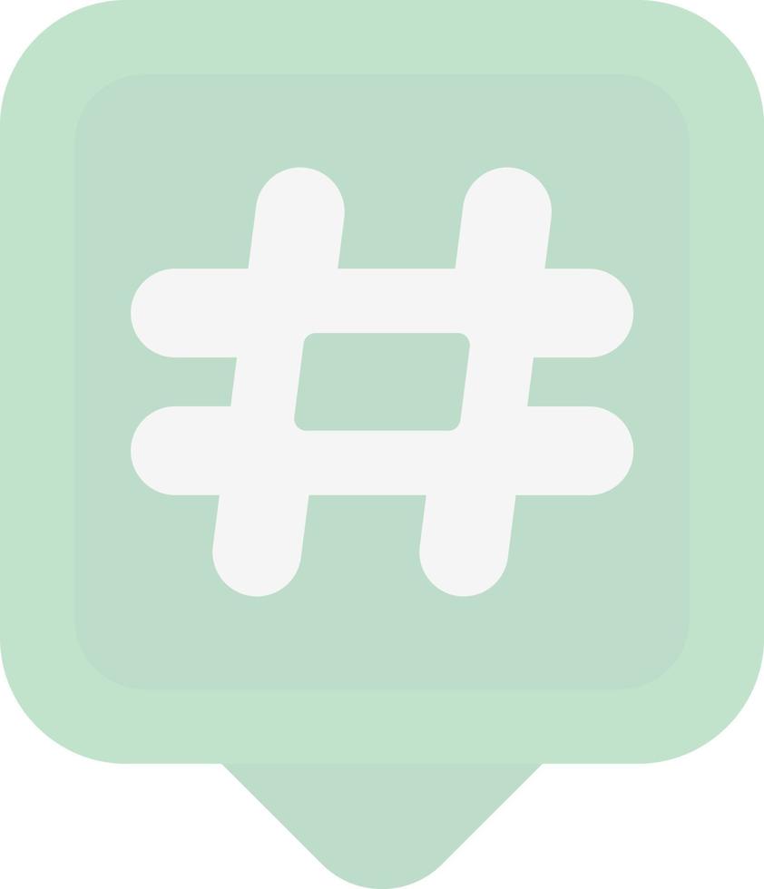 diseño de icono de vector de hashtags