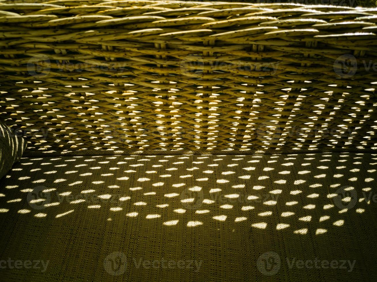 Brown close up of a basket weave background photo