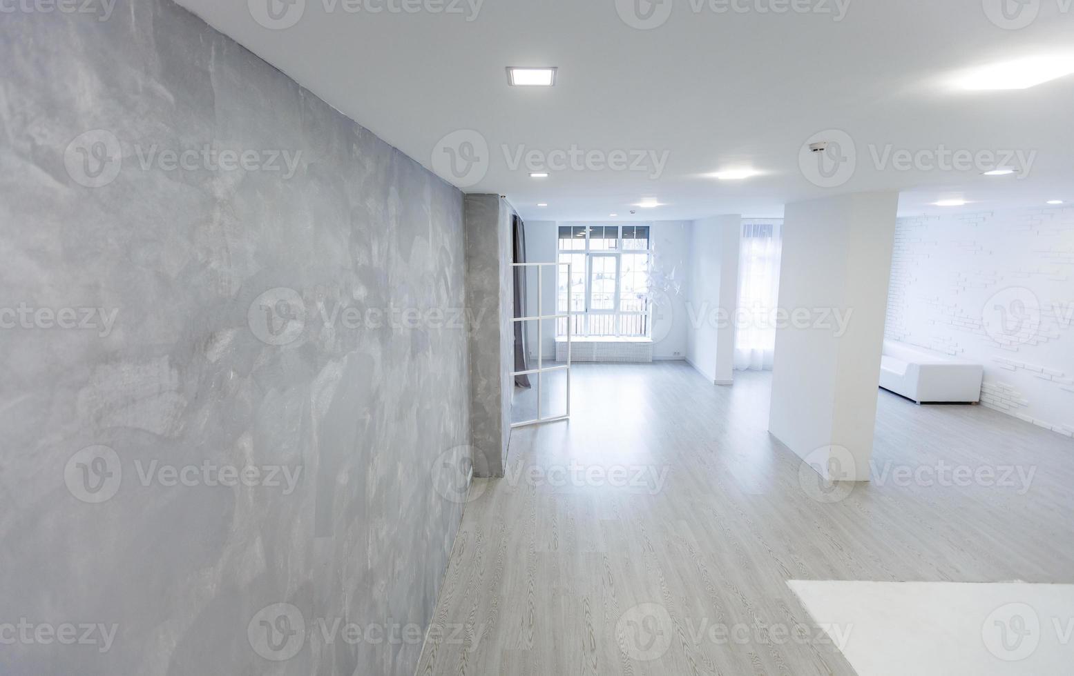 Spotlight and empty space photo