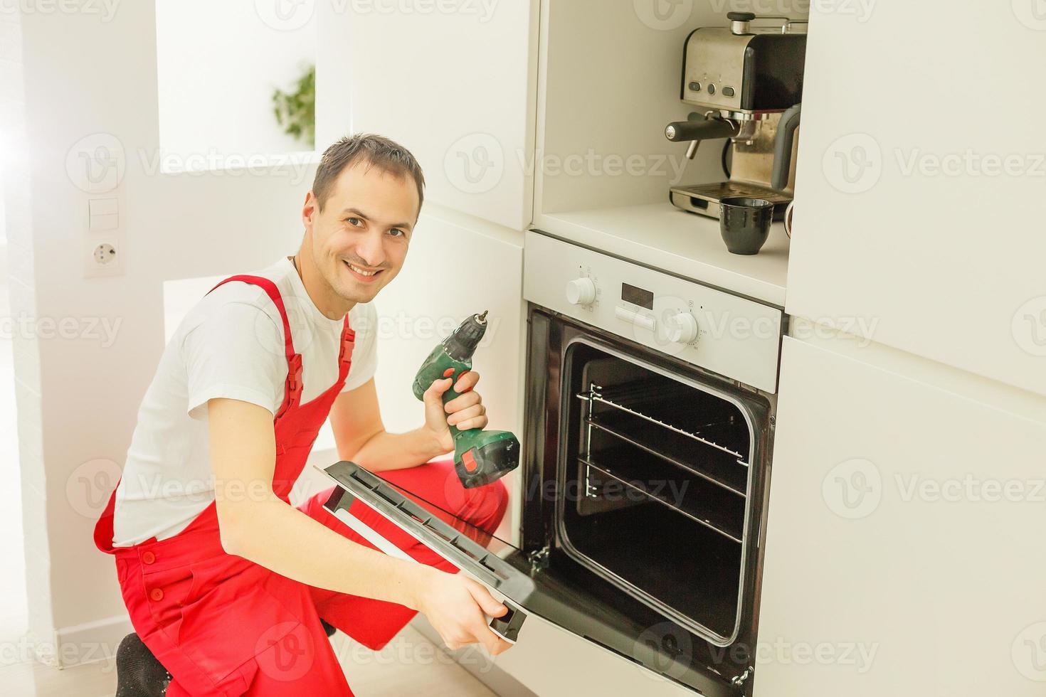 Mess Equipment in the Kitchen and Discouraged Man photo
