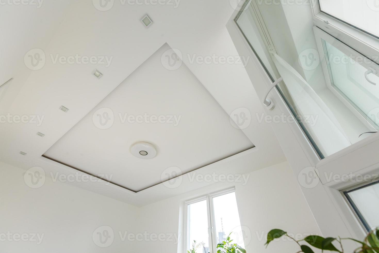 living room ceiling halogen spots photo